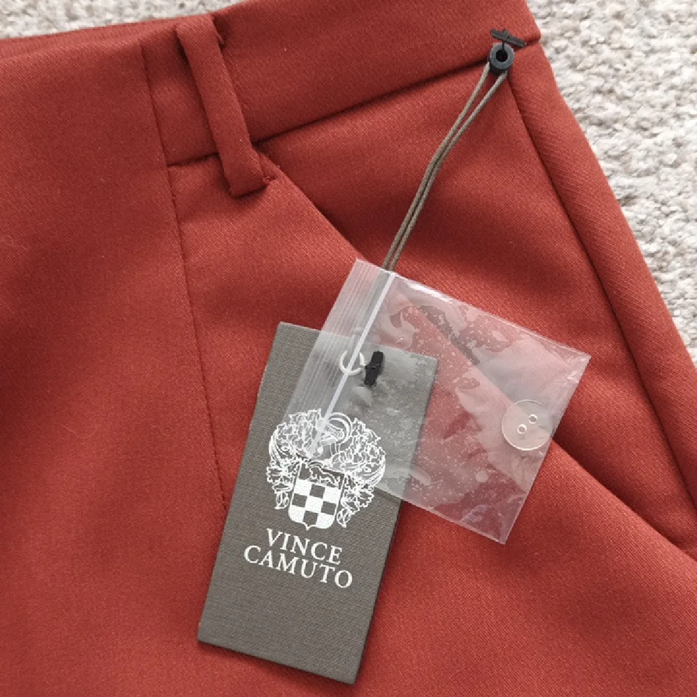 NWT Vince Camuto Wide Leg Culotte Pants Rust Color Size 10 - Picture 2 of 6